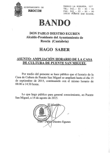 BANDO AMPLIACION HORARIO CASA CULTURA