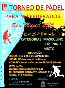 cartel torneo padel imprimir