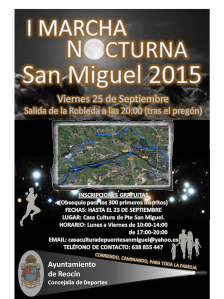 cartel marcha nocturna