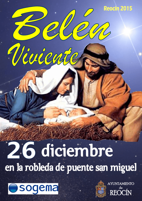 cartel belen viviente