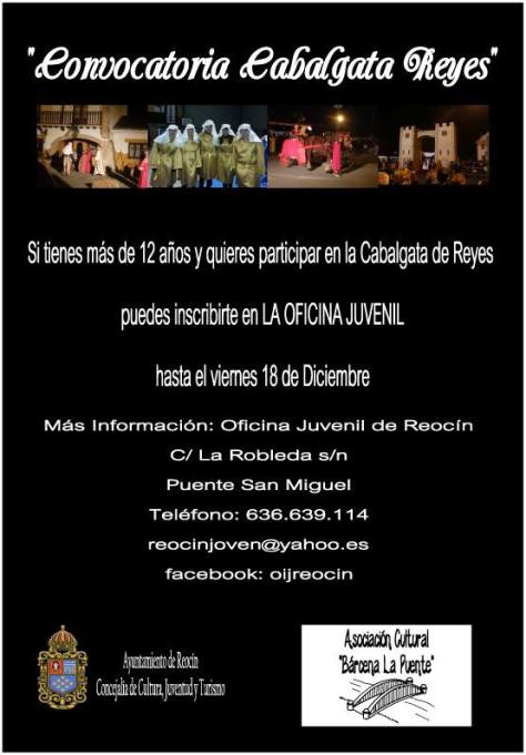 convocattoria cablagata de reyes 2016