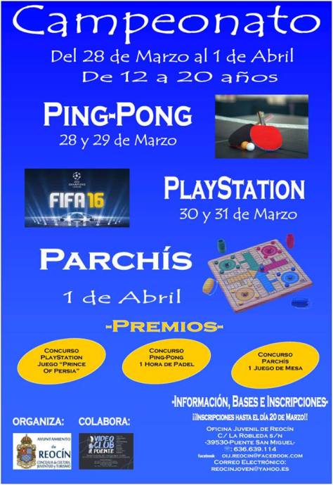 campeonato ping-pong playstation parchis