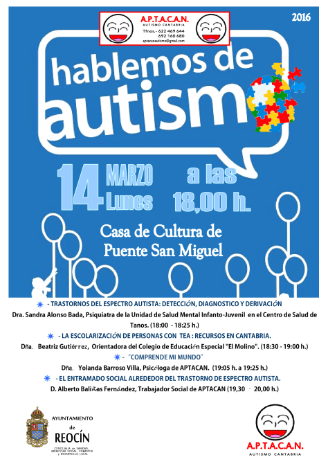CARTEL HABLEMOS DEL AUTISMO 2016