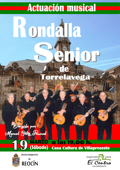 cartel rondalla de torrelavega