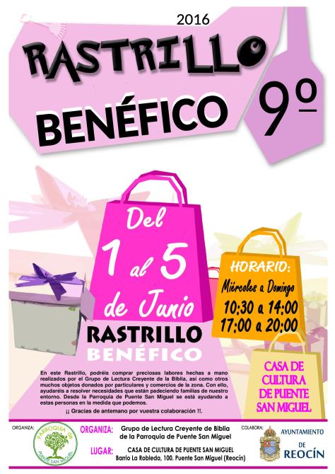CARTEL RASTRILLO BENEFICO 2016