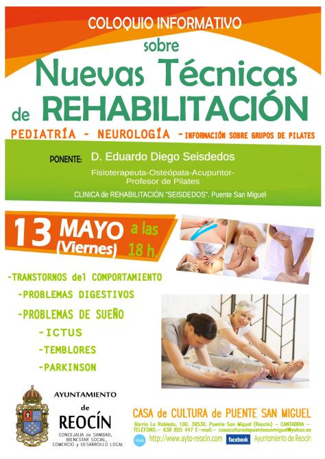 charla nuevas tecnicas de rehabilitación