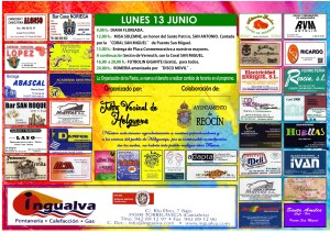 cartel de fiestas de san antonio 20162