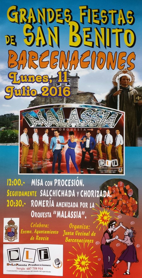 cartel fiestas de san benito 2016