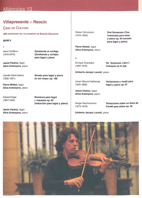 PROGRAMA MUSICAL 13 DE JULIO EN VILLAPRESENTE