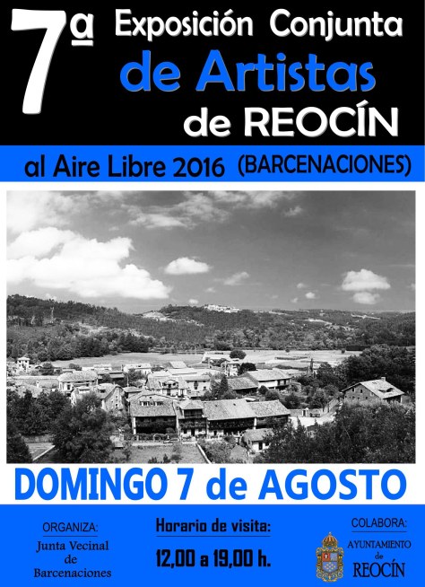 CARTEL 7ª EXPOSICION CONJUNTA DE ARTISTAS REOCIN 2016