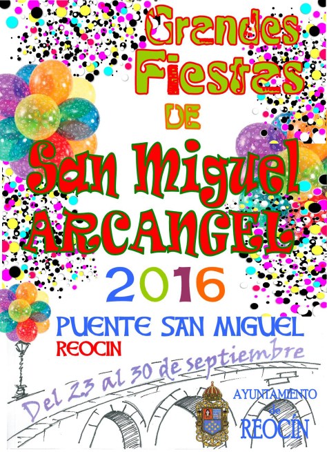 cartel fiestas de san miguel 2016