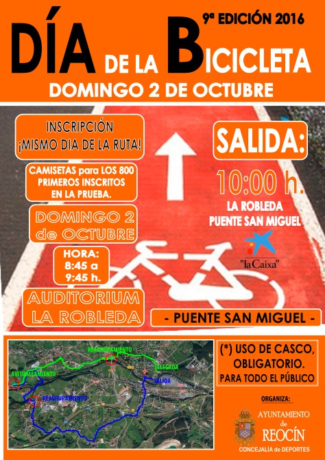 CARTEL DIA DE LA BICICLETA 2016