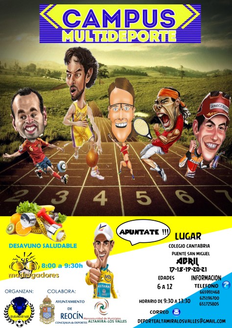 cartel campus multideporte semana santa