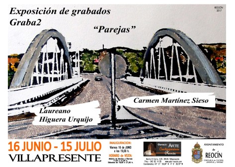 cartel EXPOSICION DE GRABADOS JUNIO-JULIO2017
