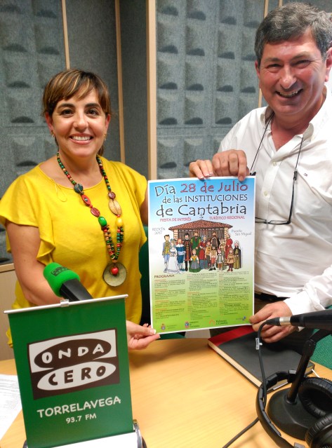 BELÉN IGLESIAS (CONCEJ.DE EDUCACIÓN Y FESTEJOS) Y SATURNINO HOYOS (MERINO MAYOR 2017)