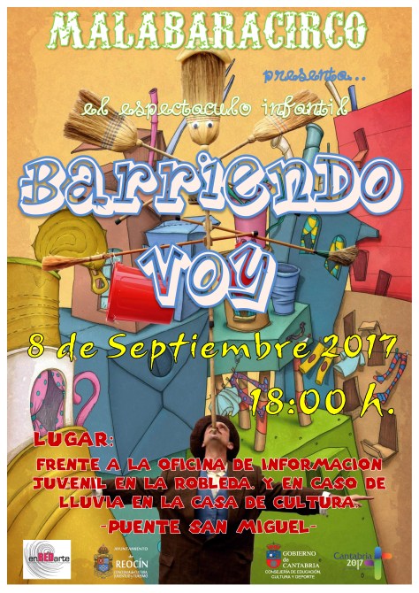 cartel barriendo voy