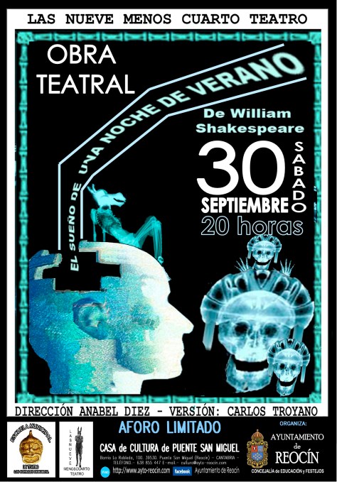 CARTEL OBRA ELSUEÑODEUNANOCHE 30SEP2017