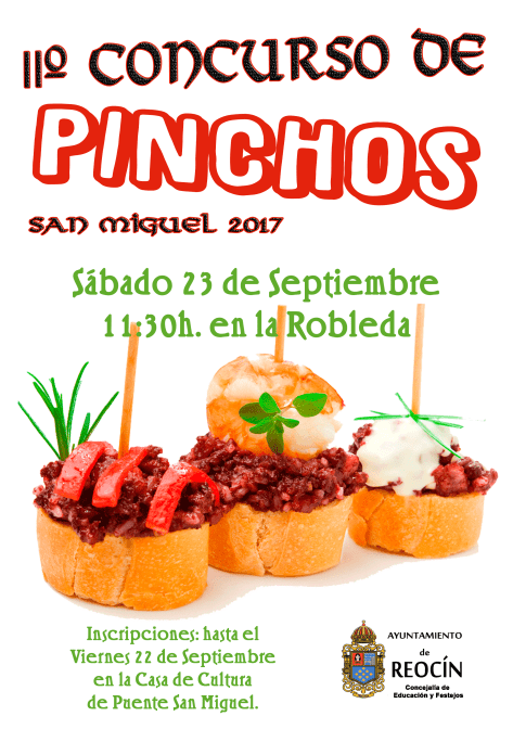 cartel pinchos