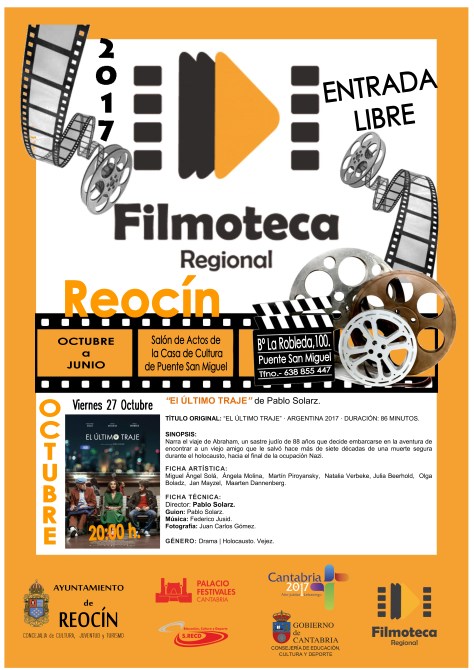 PROYECCIÓN FILMOTECA 27 OCTUBRE 2017