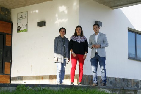 Sara Peláez Ruth Calderón y Mario Iglesias. Centro de Día de la Mancomunidad Altamira-Los Valles en Vispieres