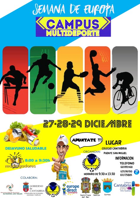 cartel campus SEMANA DEL DEPORTE