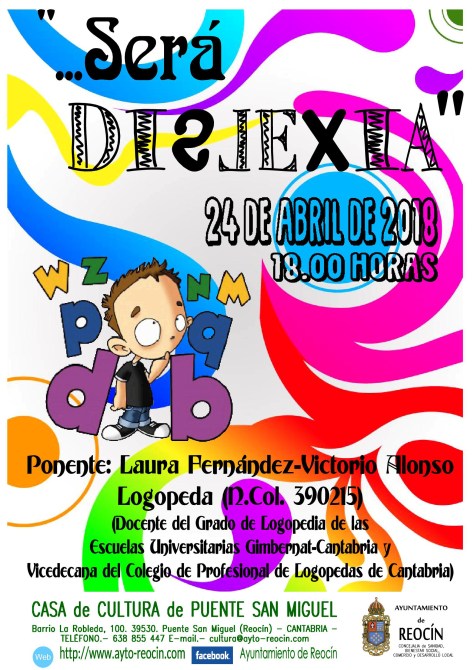 CARTEL SERÁ DISLEXIA