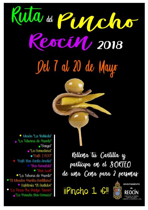 cartel ruta pincho 2018