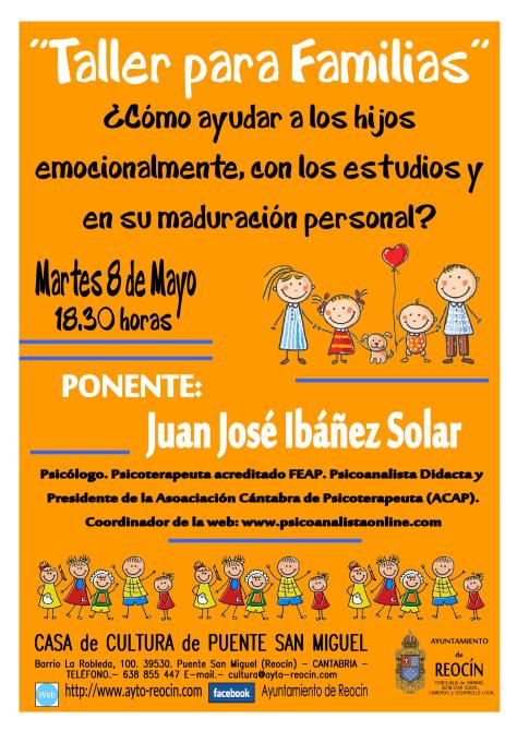 CARTEL TALLER PARA FAMILIAS