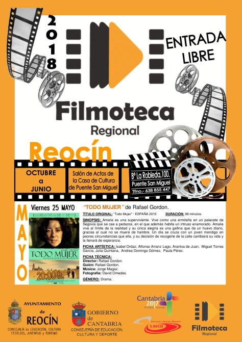 proyeccion filmoteca 25 mayo 18