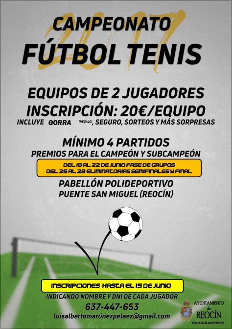 TORNEO FUTBOL TENIS VERANO