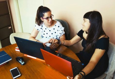 Foto monitoras Formación Voluntariado