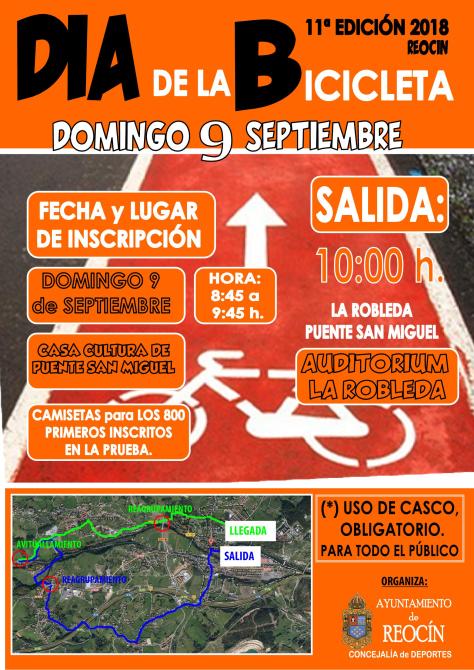 cartel dia de la bicicleta 2018
