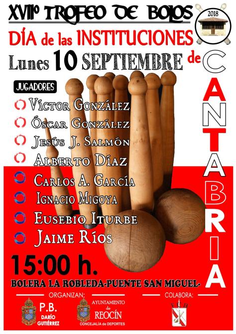 CARTEL TROFEO DIAS DE LAS INSTITUCIONES 2018