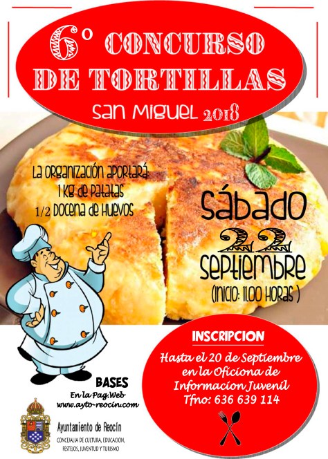 cartel concurso tortilla 2018