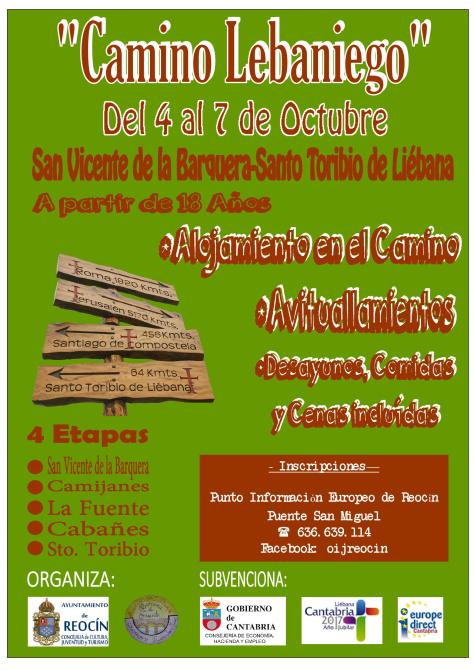 CARTEL CAMINO LEBANIEGO 2018
