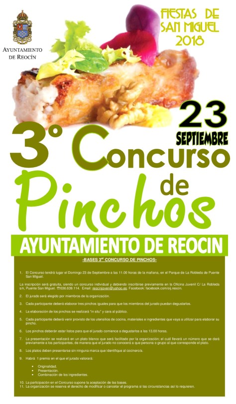 CARTEL CONCURSO DE PINCHOS20188