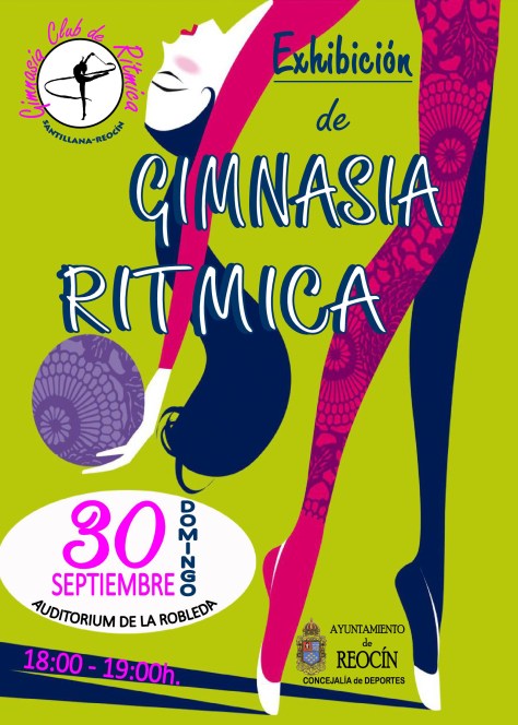 CARTEL EXHIBICION GIMNASIA RITMICA 30 SEPT2018