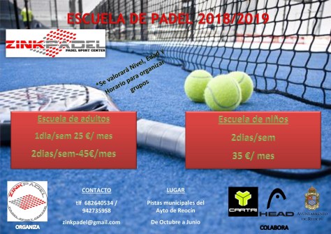 club padel zink 18-19-001