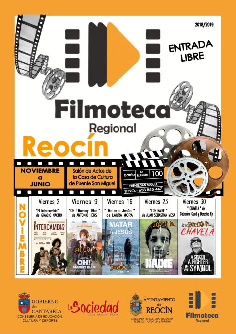 cartel filmoteca regional noviembre 2018