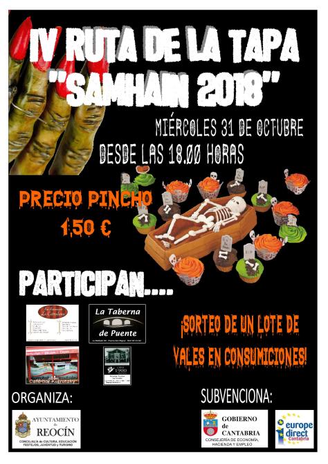CARTEL RUTA PINCHO HALLOWEEN 2018