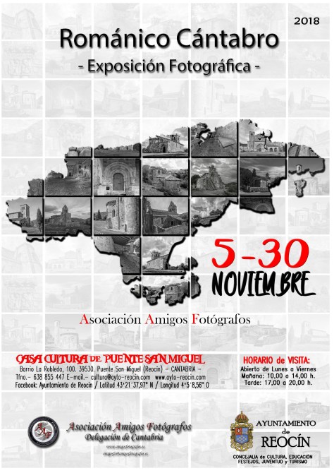 CARTEL EXPO ROMANICO CANTABRIA EN FOTOGRAFIA