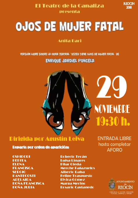 cartel obra teatro 29 nov
