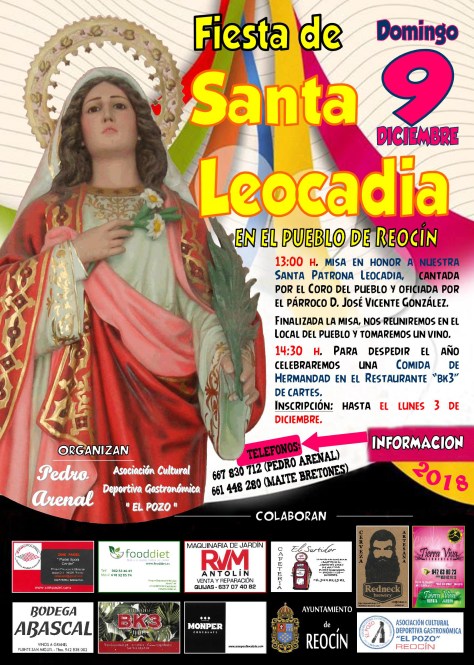 cartel santa leocadia 2018