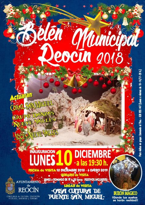 cartelñ belen municipal de reocin2018