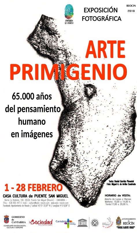 cartel expo arte primigenio