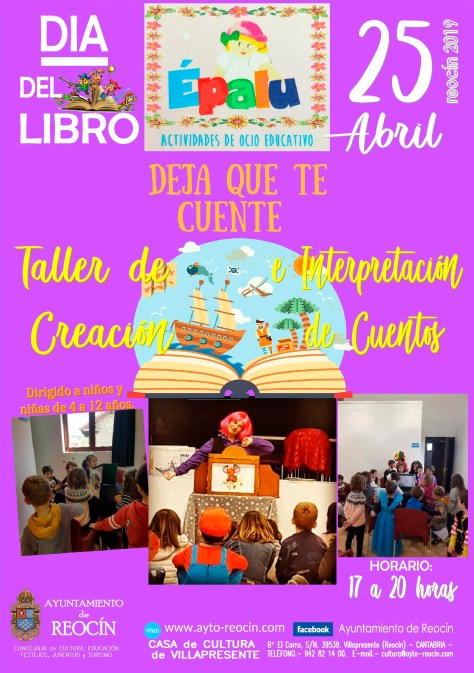 cartel de creacioneiVBnterpretaciondecauentos 2019