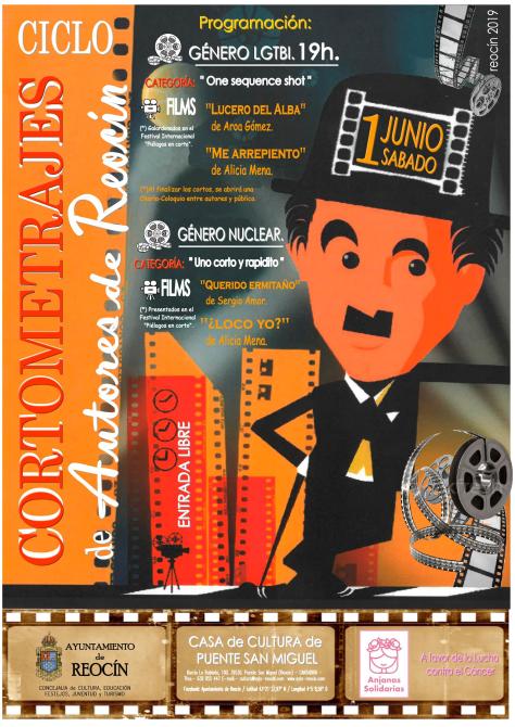 CARTEL CICLO DE CORTOMETRAJES 1 JUNIO2019