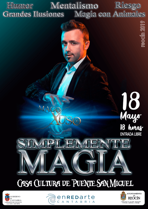 cartel mago xuxo 18 mayo19