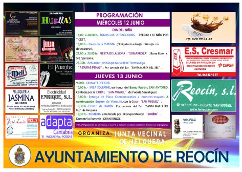 cartel fiestas SAN ANTONIO 20193