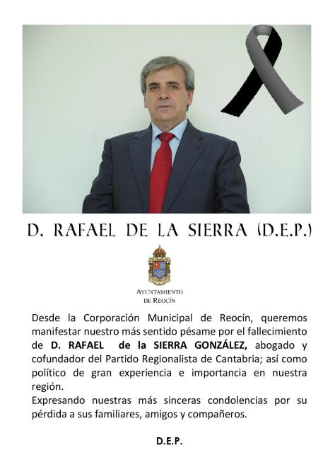 ESQUELA RAFAEL DLASIERRA